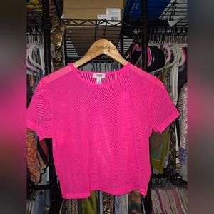 PINK Victoria's Secret Neon Pink Short Sleeve Tee